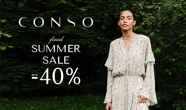 SUMMER SALE в CONSO до -40%*