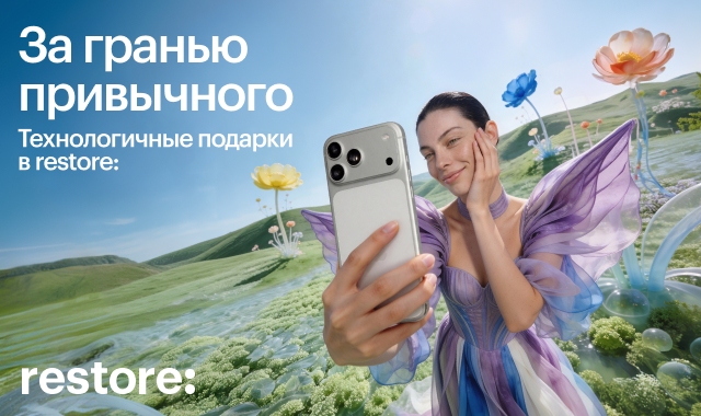 Технологичные подарки в restore: