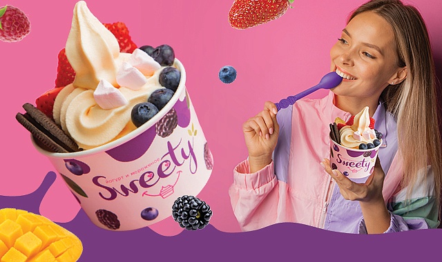 Открытие кафе замороженного йогурта SWEETY!